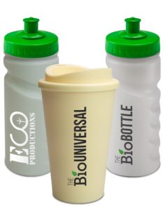 Environmentally friendly drinkware